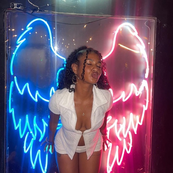 So Tempted Terry Top White - Picture 3 of 4